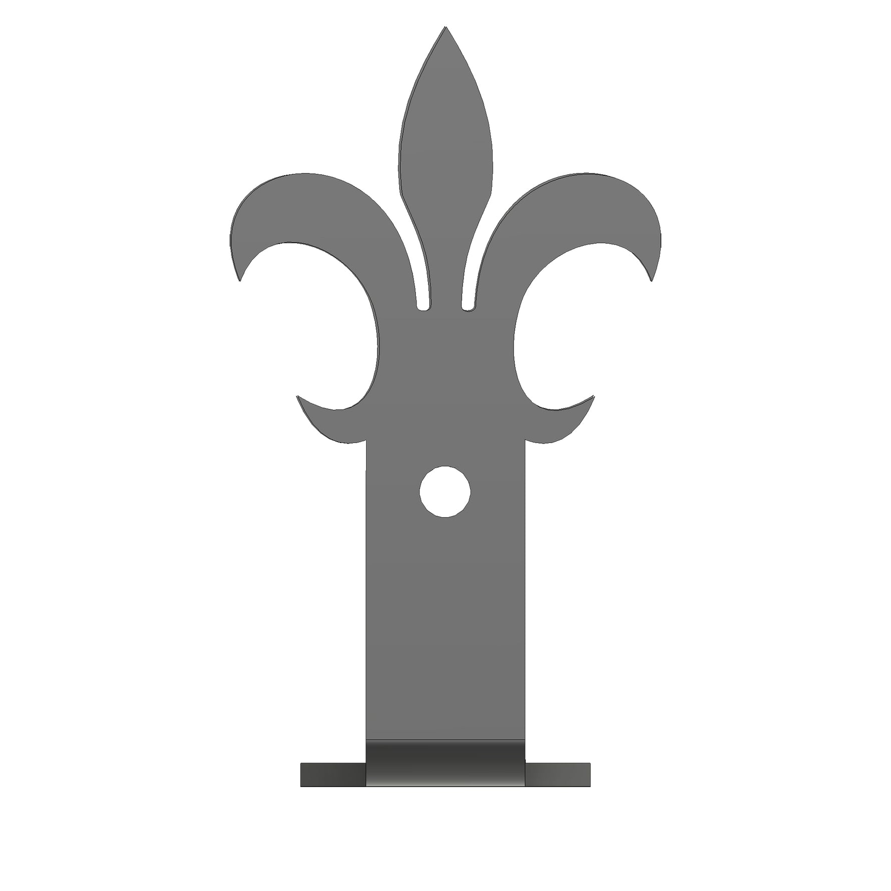 Egyptian Fleur De Lis Iron Beam Strap