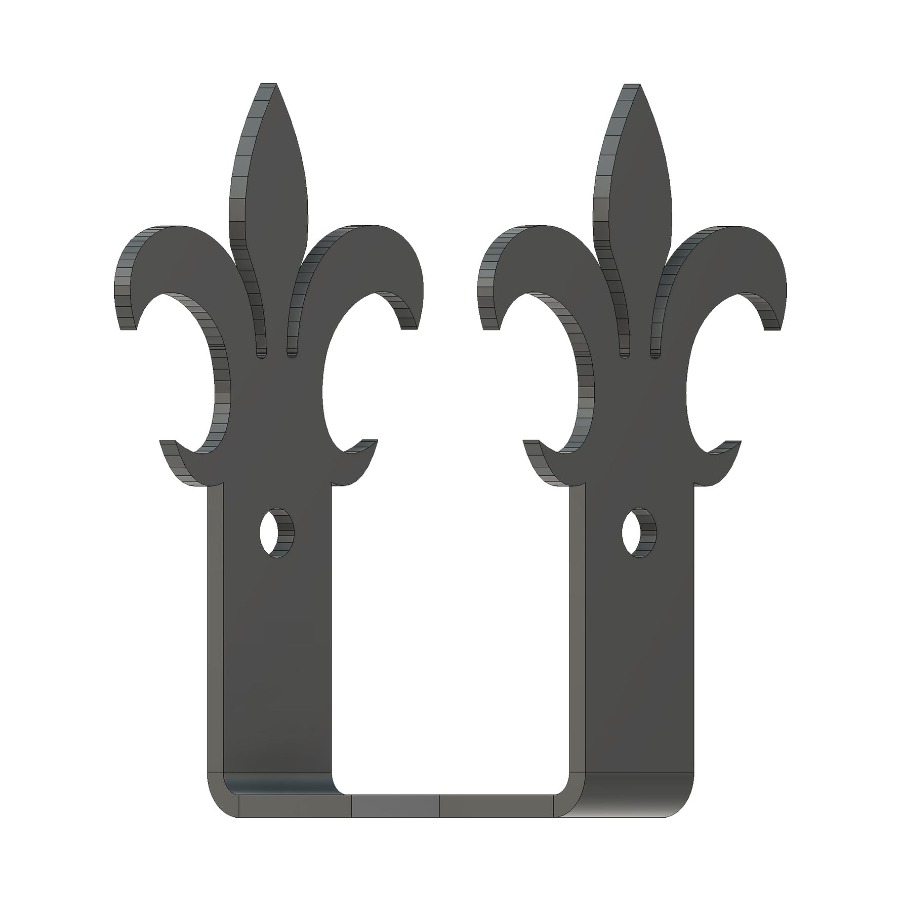 Egyptian Fleur De Lis Iron Beam Strap