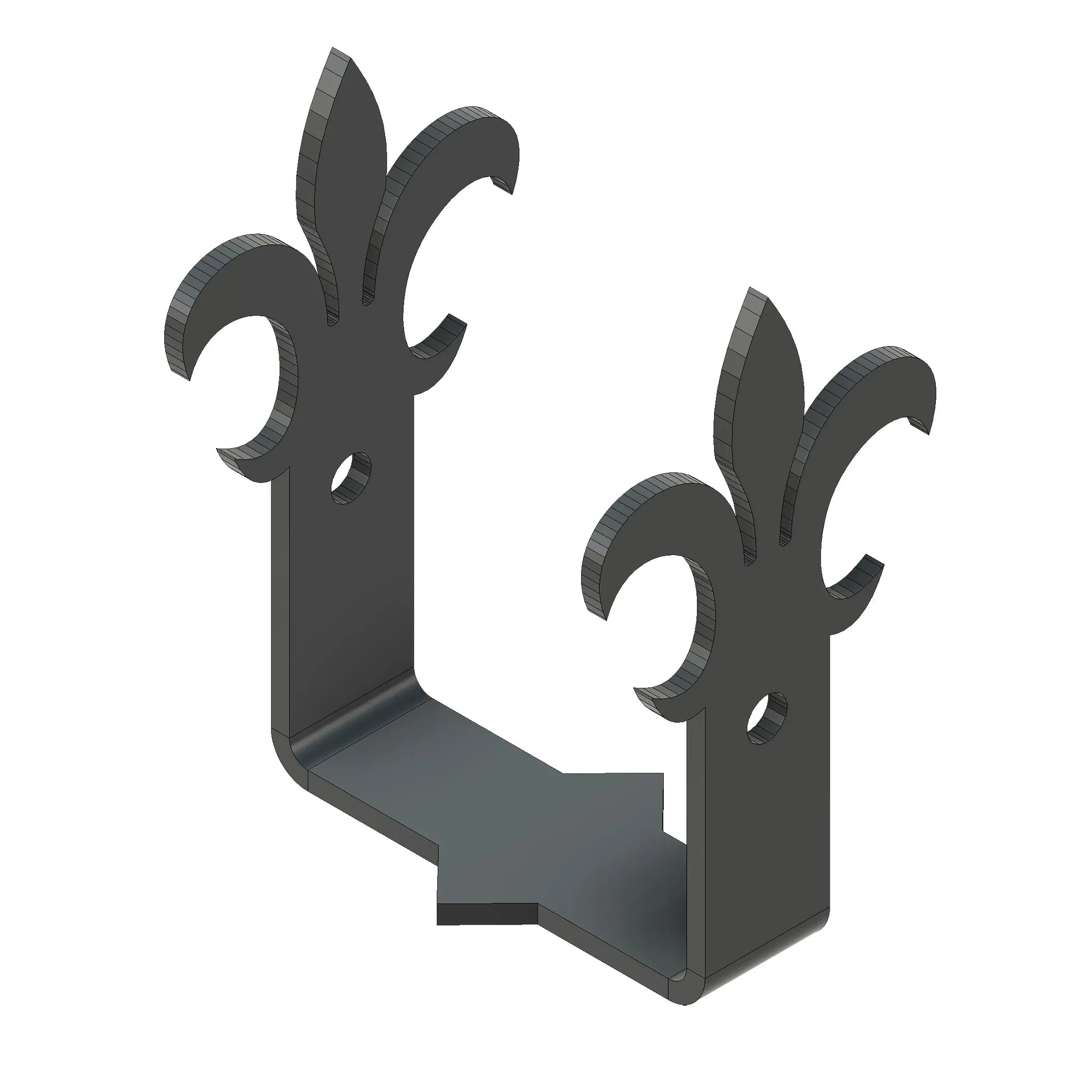 Egyptian Fleur De Lis Iron Beam Strap - Old West Iron