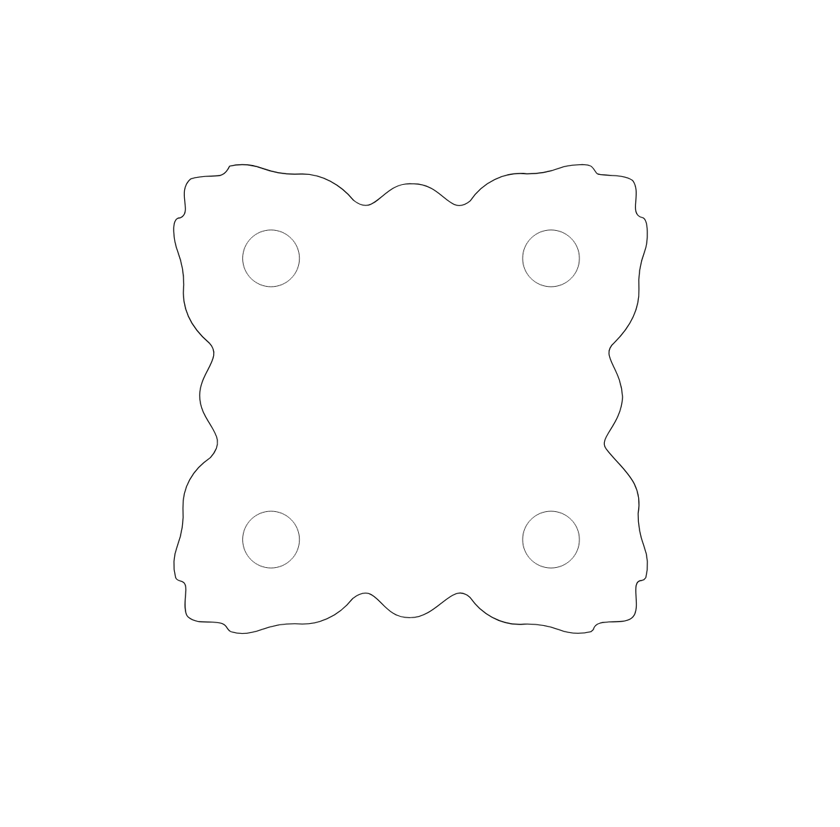 Early American D Ring Anchor Plate Hardware Turnbuckle