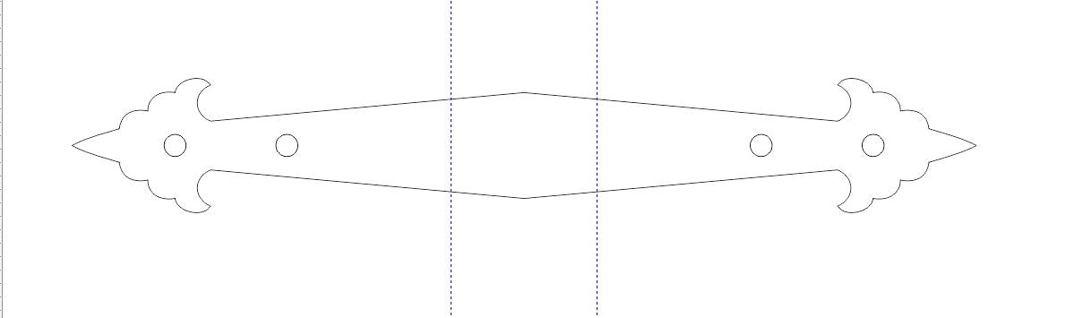 Early American Iron Beam Strap