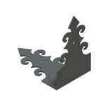 Romanesque Iron Corner Strap