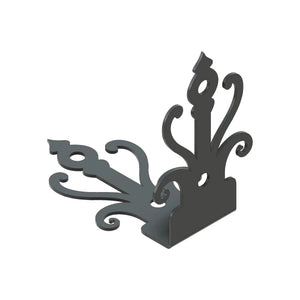 Celtic Iron Corner Strap - Old West Iron