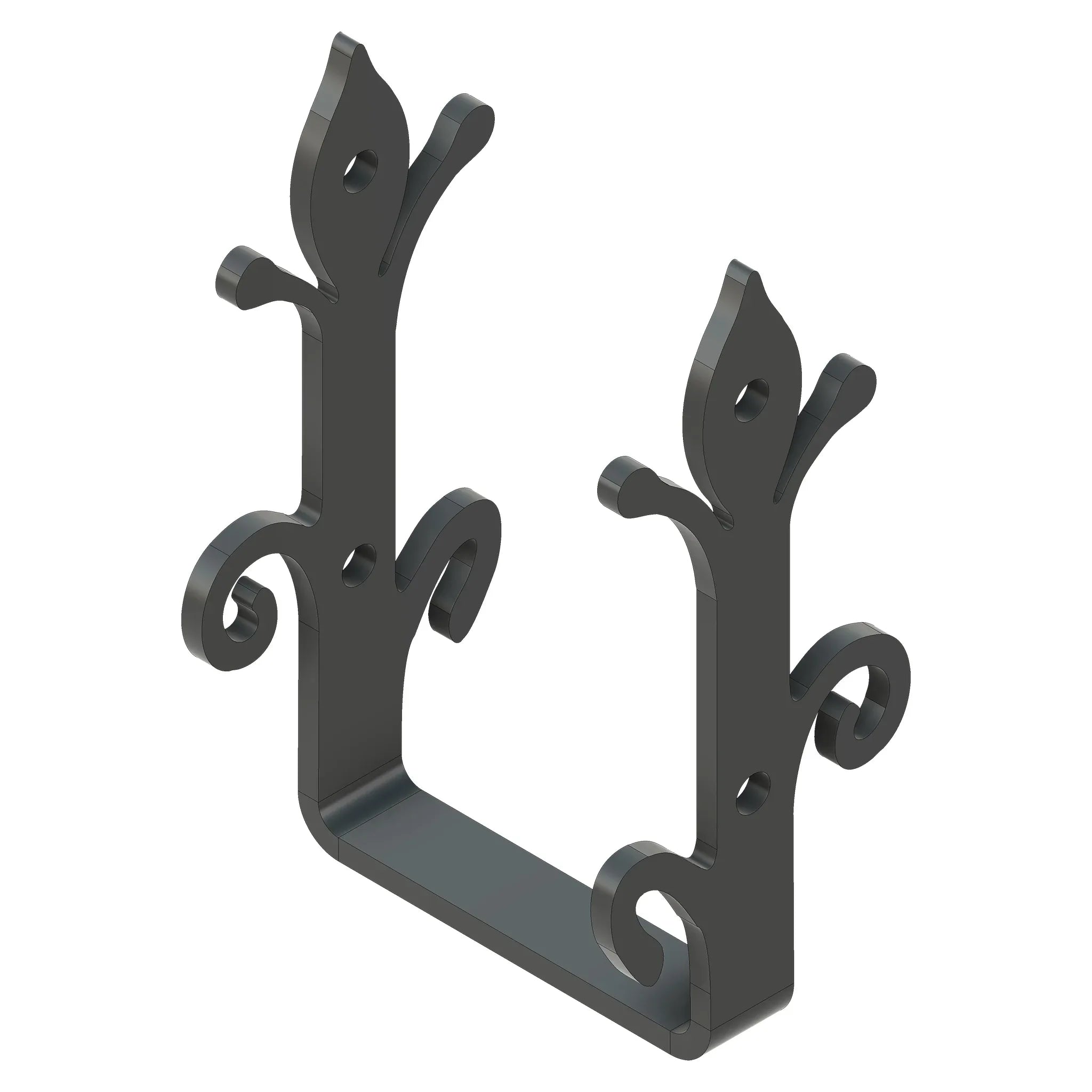Old English Castle Iron Beam Strap - Old West Iron