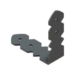 Art Deco Iron Corner Strap - Old West Iron