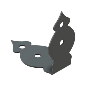 Tudor Revival Iron Angle Brace - Old West Iron