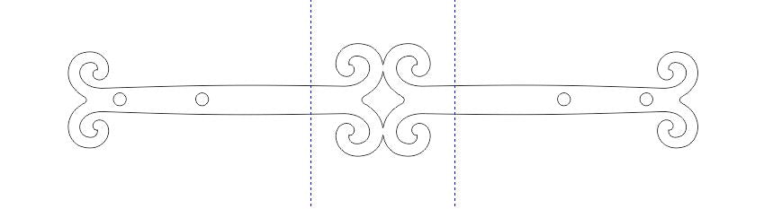 Correa de viga de hierro de Europa de la Edad Media