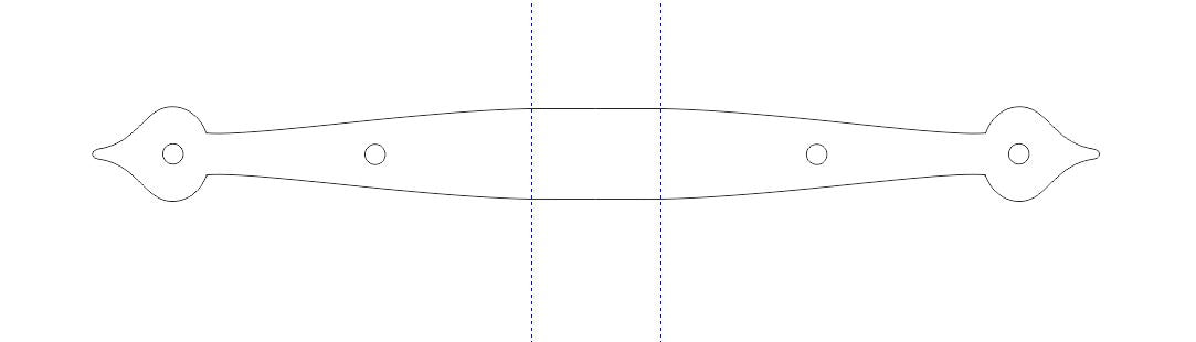 French Country Iron Beam Strap