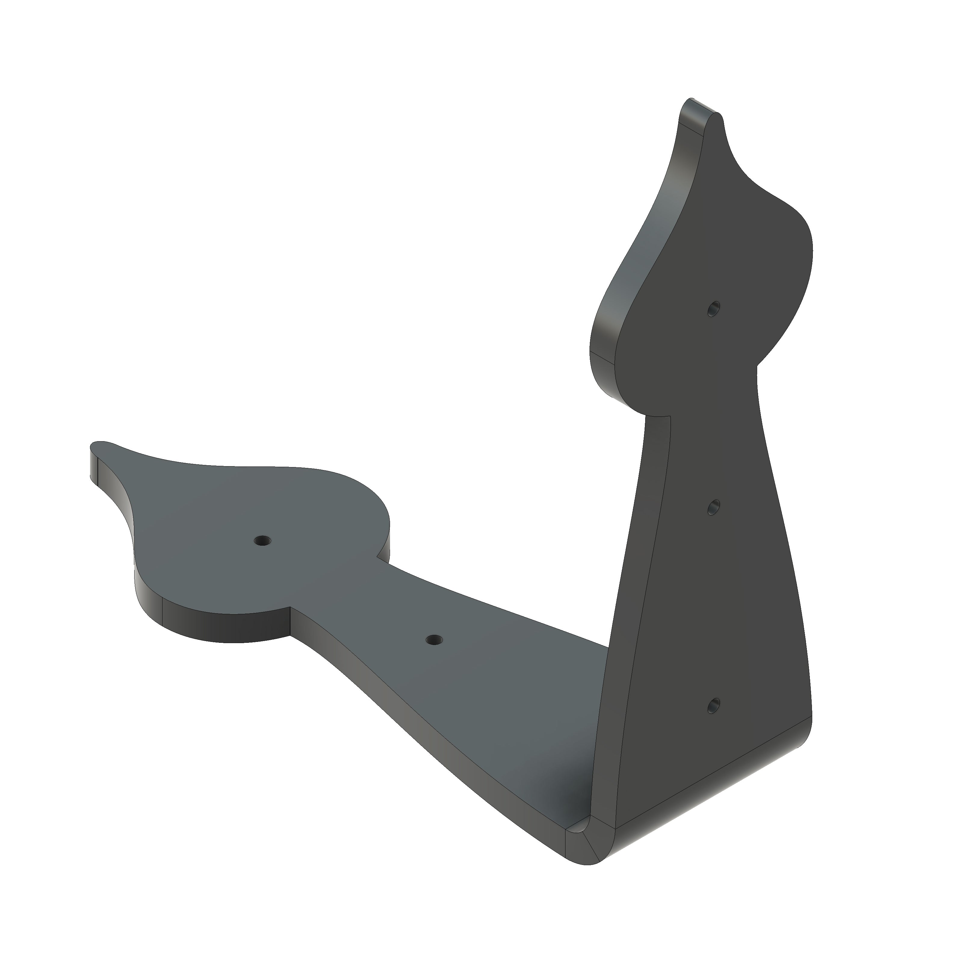 French Country Iron Angle Brace