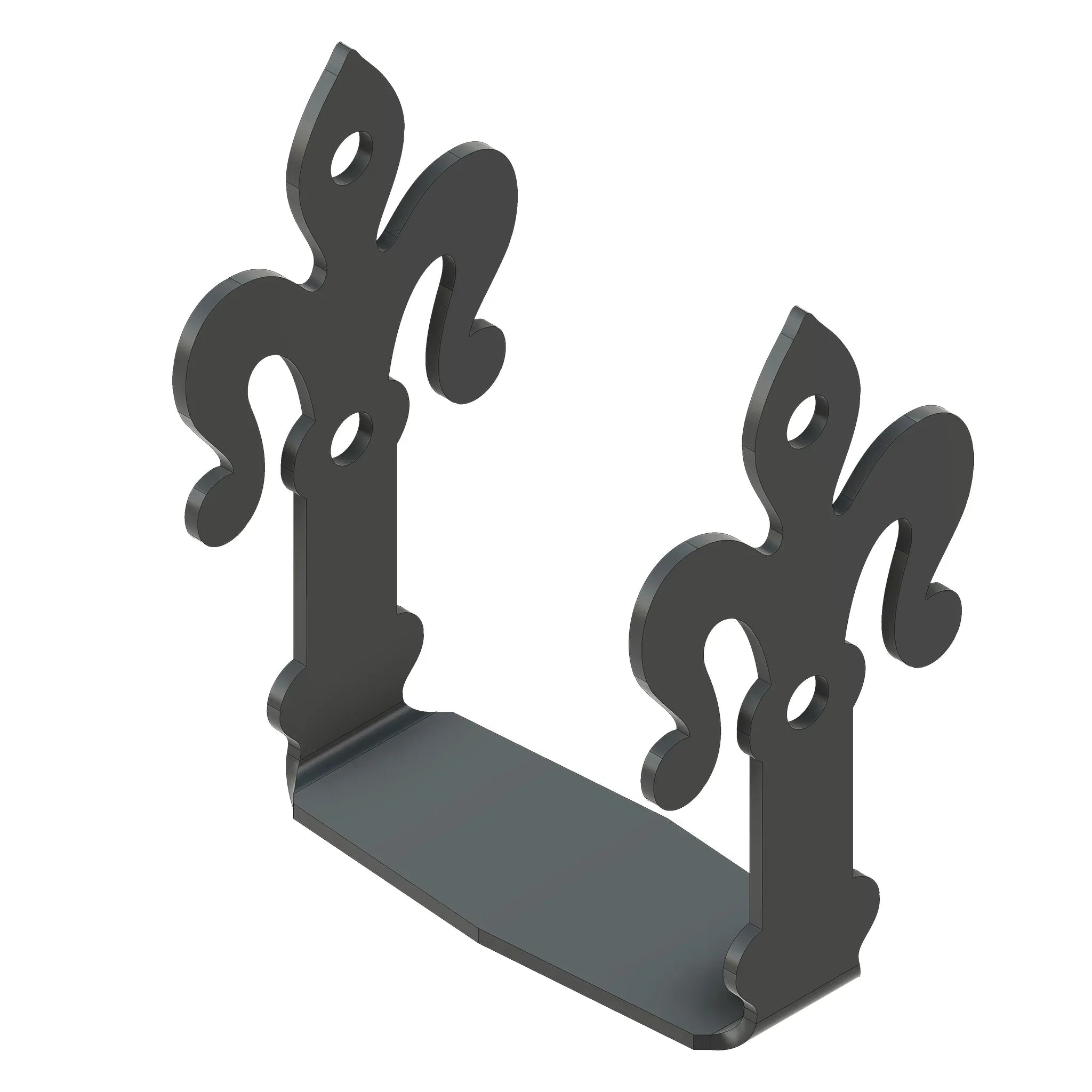 Florence Fleur De Lis Iron Beam Strap - Old West Iron