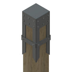 Auténtica tapa de poste de hierro del viejo mundo.