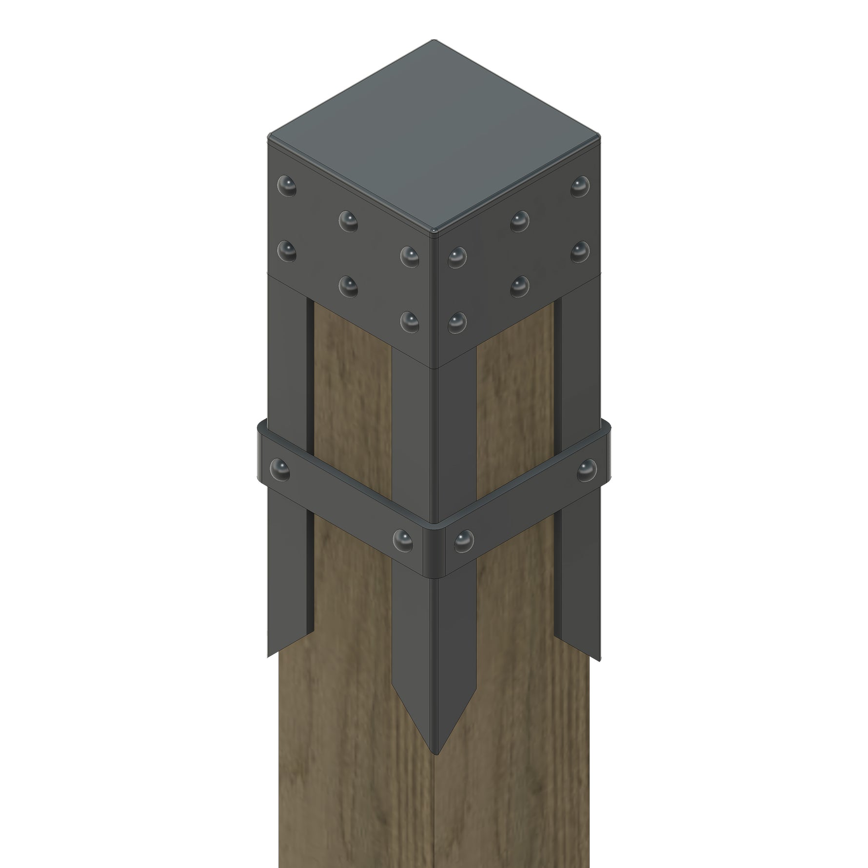 Auténtica tapa de poste de hierro del viejo mundo.