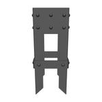 Auténtica tapa de poste de hierro del viejo mundo.