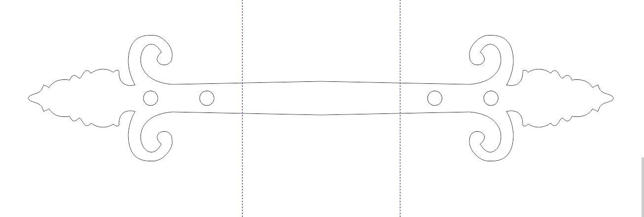 Medieval Iron Beam Strap