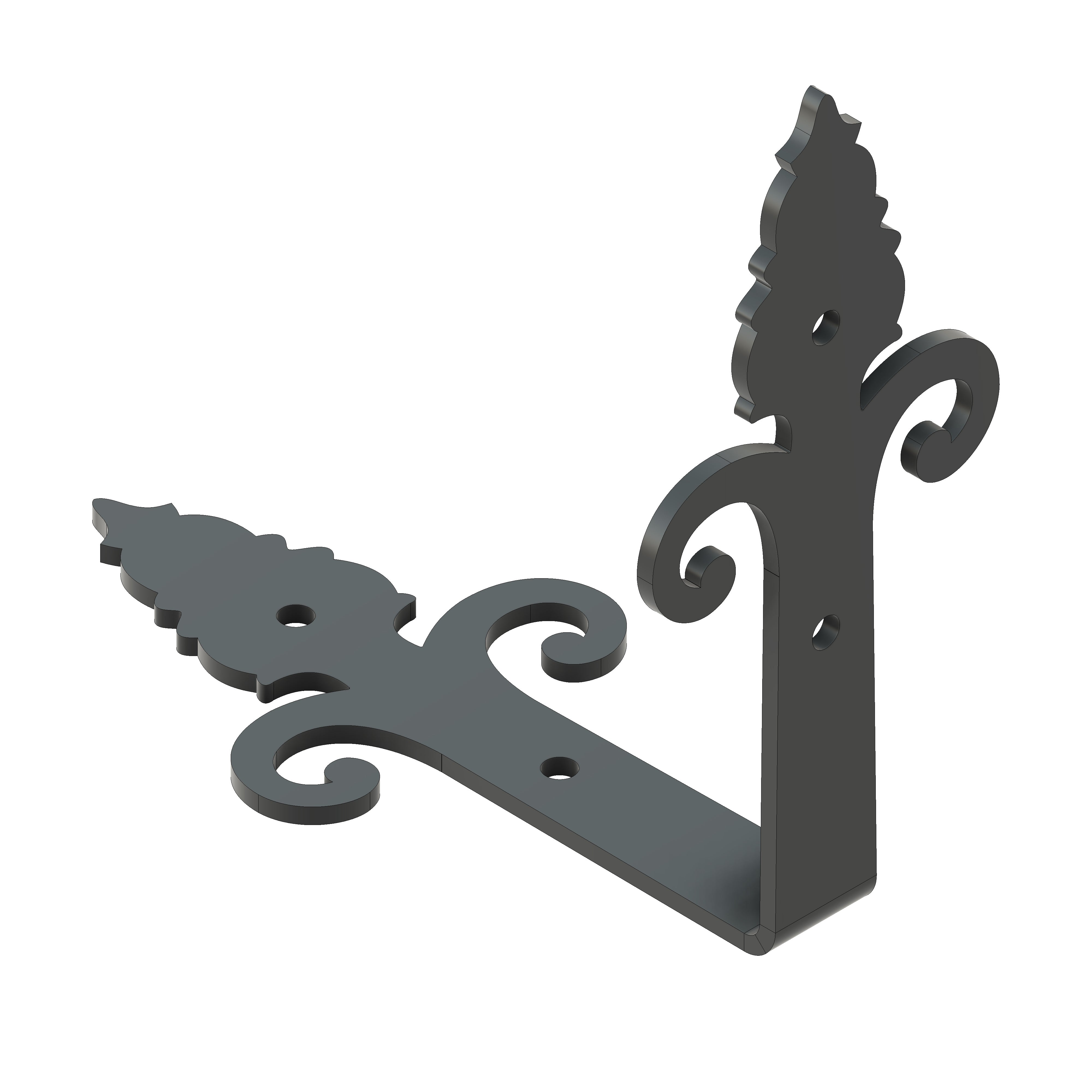 Medieval Iron Angle Brace