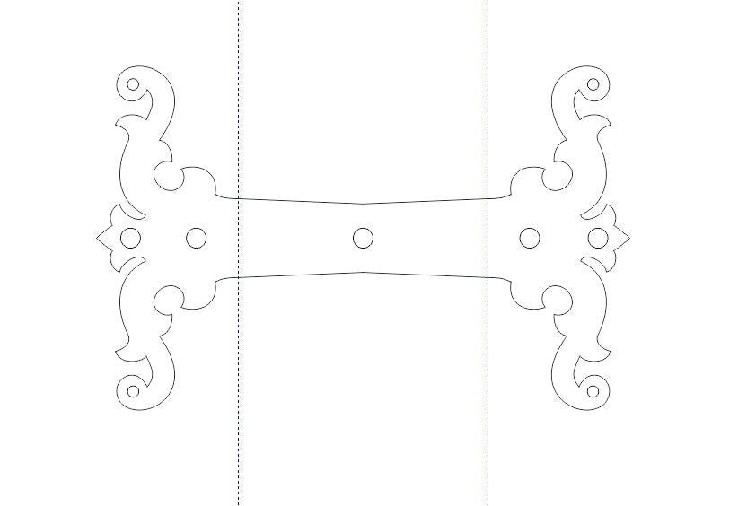 Art Nouveau Iron Beam Strap