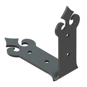 Baroque Iron Corner Strap - Old West Iron
