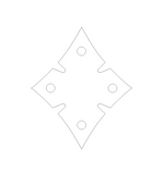 Old California Hacienda D Ring Anchor Plate Brackets & Reinforcement Braces Turnbuckle