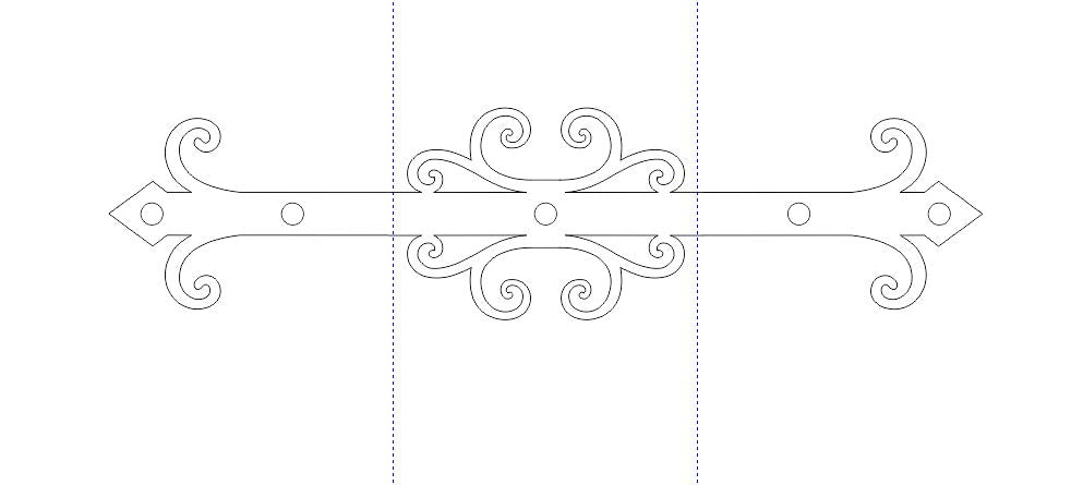 Chateausesque Iron Beam Strap