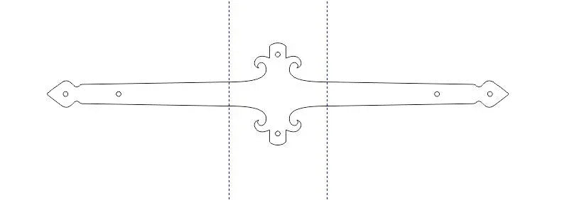 Georgian Iron Beam Strap - Old West Iron
