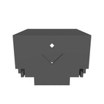 Tapa de poste de hierro del sudoeste