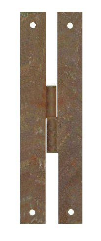 Charnière en fer simple et droite