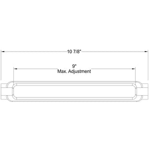 5/8" dia. Turnbuckle Body - Old West Iron