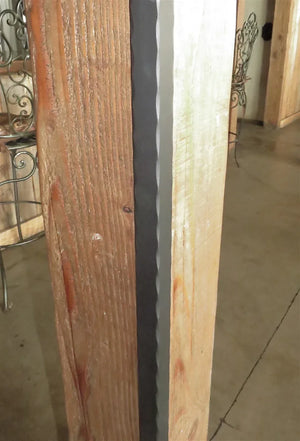 2 1/2" x 2 1/2" x 3/16" Hammered Angle Iron - Old West Iron
