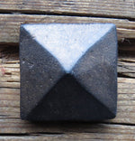1 1/4" Square Hammered Pyramid Head Clavo / Decorative Nail Head
