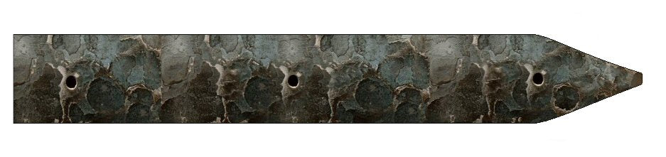 Sangle de charnière en faux fer XL authentique du vieux monde