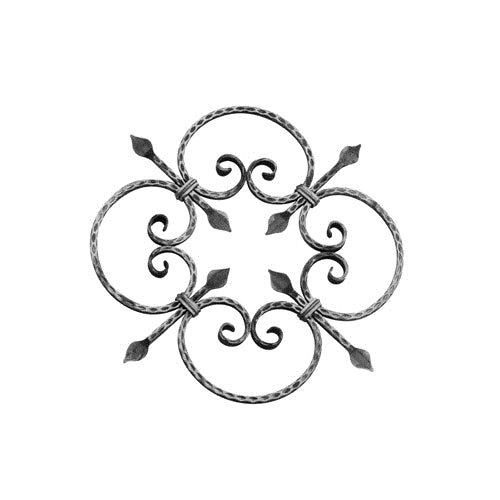 Hammered Italian Cabinet Insert