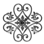 Riveted Double Sided Cabinet Insert - Old West Iron