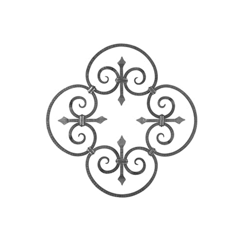 Double Sided Scrolled Cabinet Insert