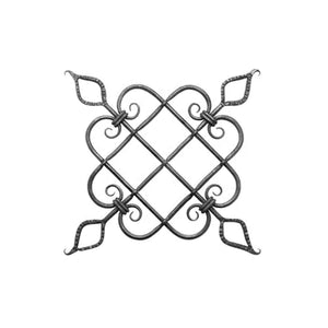 Small Grid Cabinet Insert - Old West Iron