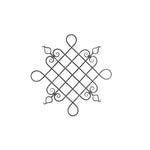 Large Grid Cabinet Insert - Old West Iron