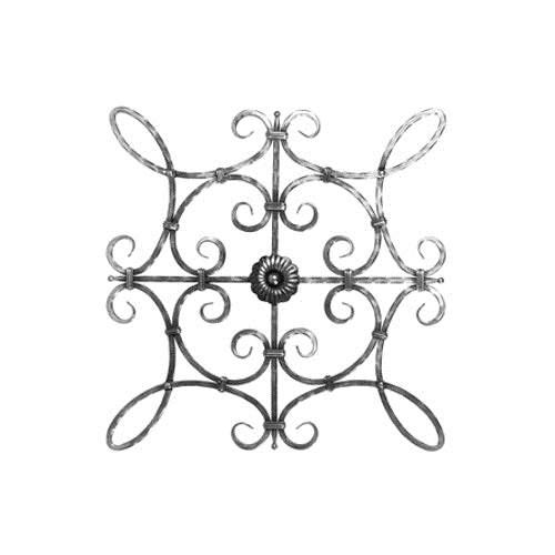 Hammered Scrolled Iron Insert