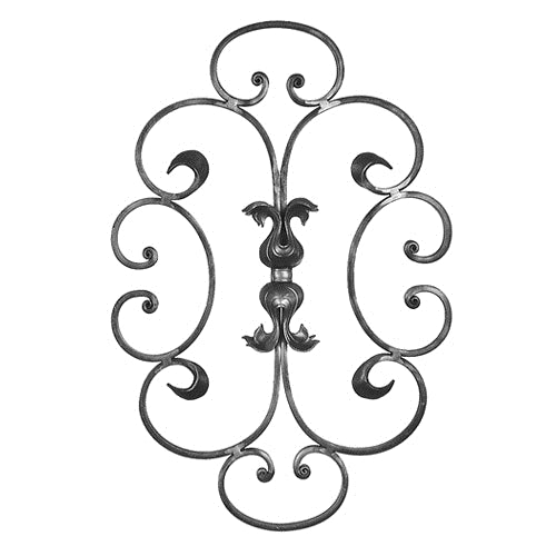 Delicate Scrolled Iron Insert