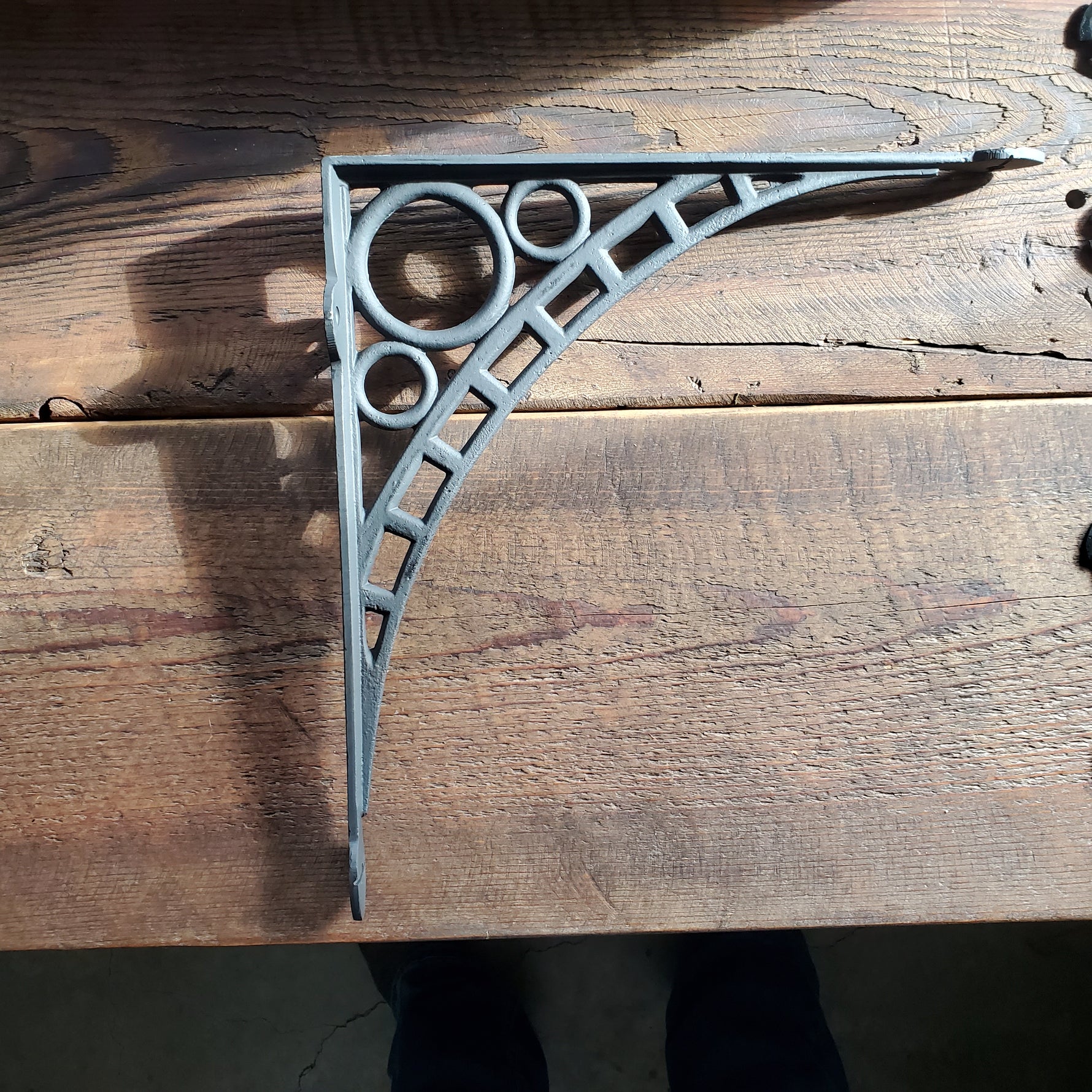 Art Deco Small Corbel / Iron Shelf Bracket Brackets & Reinforcement Braces Corbels