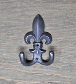 Small Fluer De Lis Iron Hook