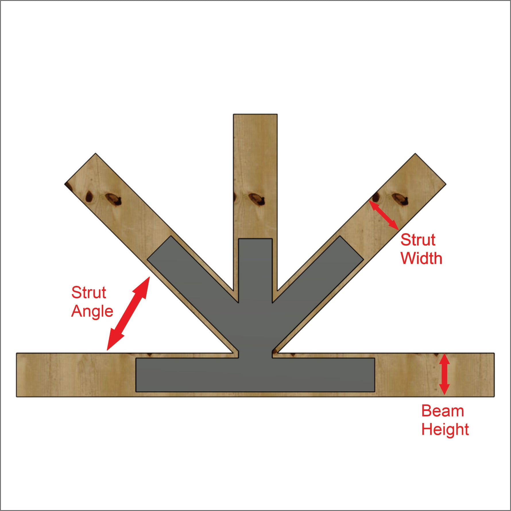 Center Plate - Offset Vertical