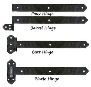 Classic Iron XL Functioning Hinge Strap - Old West Iron