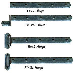 Colonial Iron Functioning Hinge Strap - Old West Iron