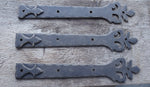 Roman Acanthus Wrought Iron Garage Door Dummy Hinge Strap