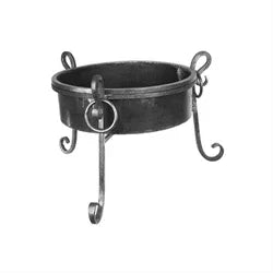 Simple Iron Fire Bowl / Planter - Old West Iron