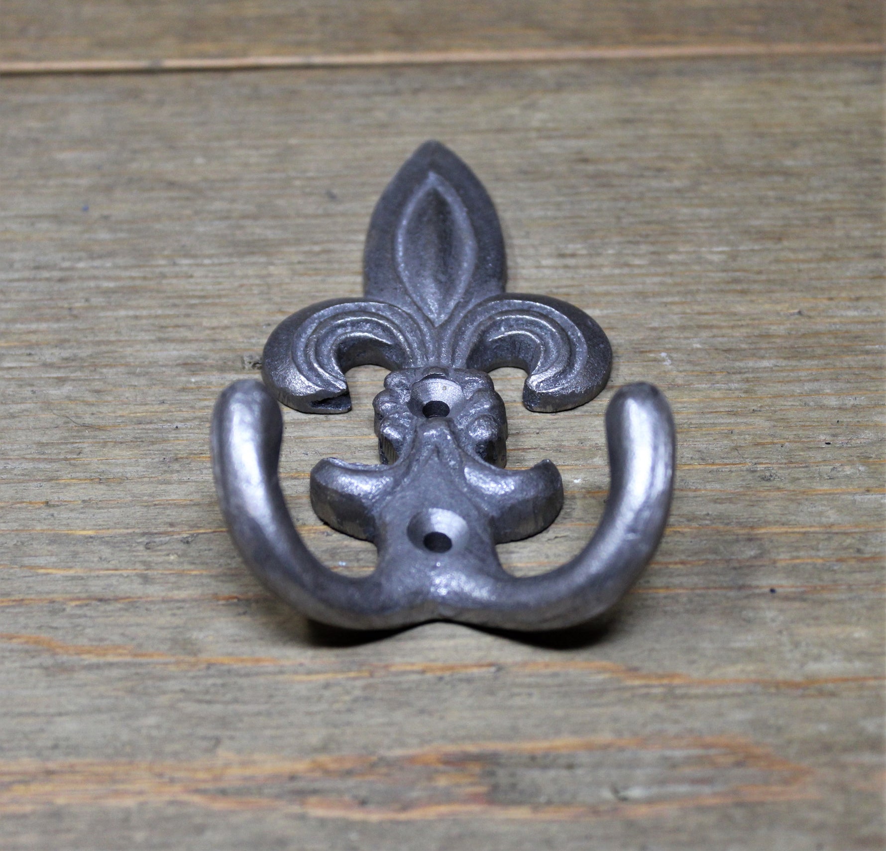 Large Fluer De Lis Iron Hook