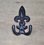 Large Fluer De Lis Iron Hook