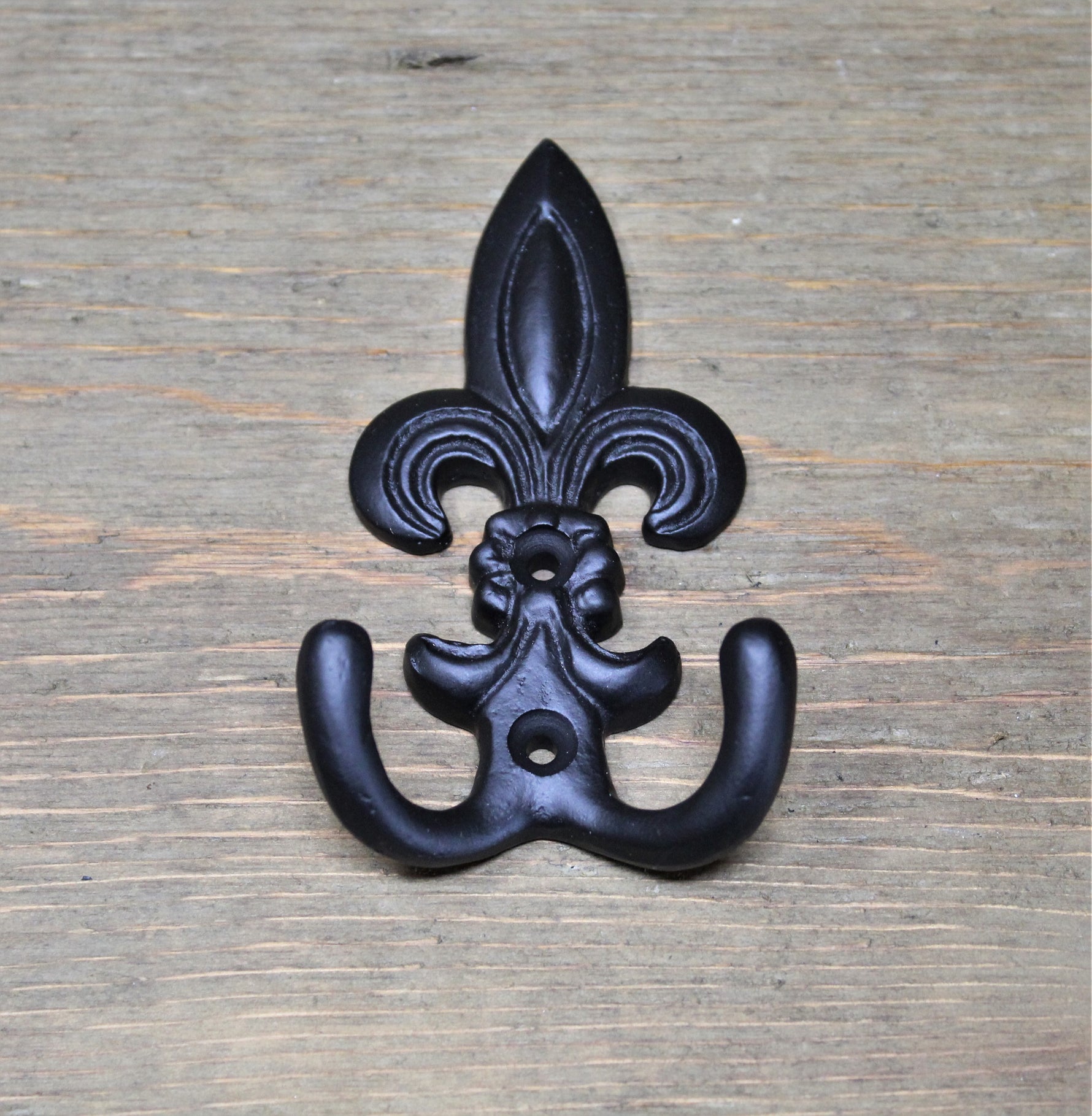 Large Fluer De Lis Iron Hook