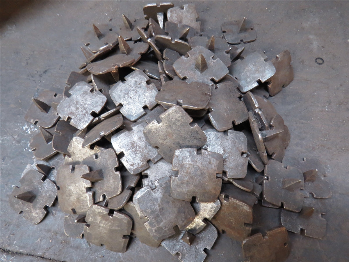 Raw Metal Lot HCN-09 1 1/2" x 3/4" Celtic Cross Head Spike QTY (50)
