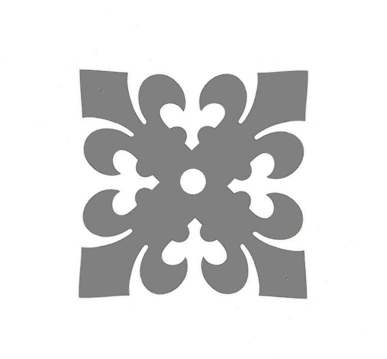 Dunmow Crest Fleur De Lis Fer Rondelle