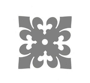 Dunmow Crest Fleur De Lis Iron Washer - Old West Iron